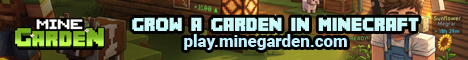 Minegarden.com Minecraft server banner