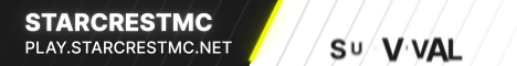 StarcrestMC - Click to view server details StarcrestMC Minecraft server banner