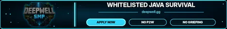 Deepwell SMP | 18+ Whitelisted Java Survival banner
