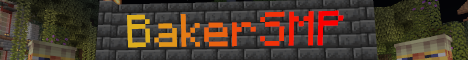 BakerSMP Minecraft server banner