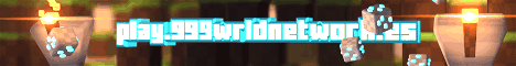 999 Wrld Network - Click to view server details 999 Wrld Network Minecraft server banner