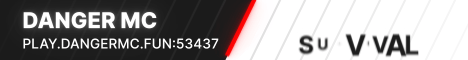 Danger MC Minecraft server banner