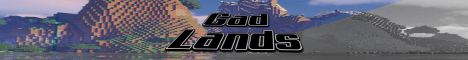 GadLands SMP Minecraft server banner