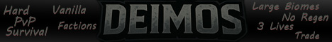 Deimos - Click to view server details Deimos Minecraft server banner