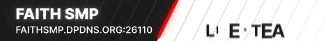 Faith SMP Minecraft server banner