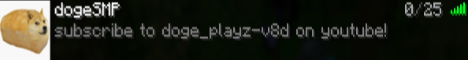 dogeSMP Minecraft server banner