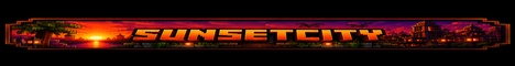 Sunsetcity Pixelmon Minecraft server banner