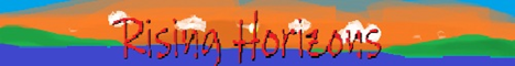 Rising Horizons Minecraft server banner