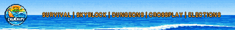 CaliCraft Minecraft server banner