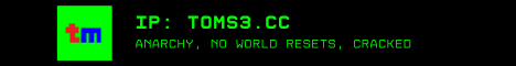 Toms3 Minecraft server banner