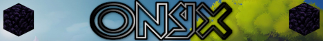 Onyx Minecraft server banner