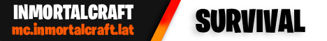 InmortalCraft Minecraft server banner
