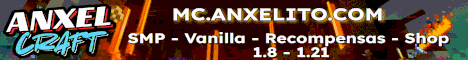 AnxelCraft banner AnxelCraft Minecraft server banner
