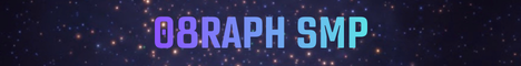 08Raph SMP Minecraft server banner