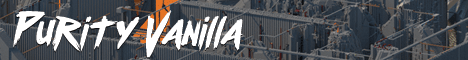 Purity Vanilla Minecraft server banner