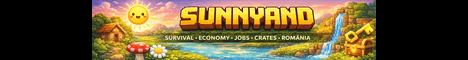 SunnyLand Minecraft server banner