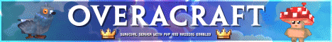 OveraCraft Minecraft server banner