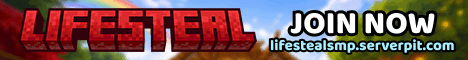 Creative Lifesteal SMP Minecraft server banner