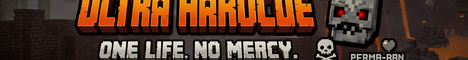 UltraHardcore - Click to view server details UltraHardcore Minecraft server banner
