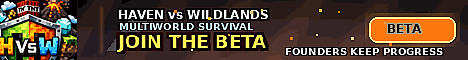 Haven vs. Wildlands Minecraft server banner