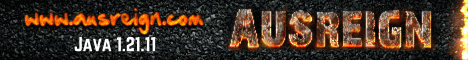 AusReign Craft Minecraft server banner
