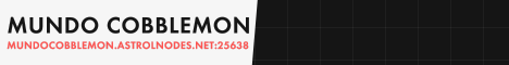 Mundo Cobblemon - Click to view server details Mundo Cobblemon Minecraft server banner