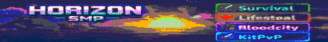 Horizon Smp - Click to view server details Horizon Smp Minecraft server banner