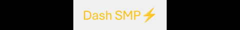 Dash SMP Minecraft server banner