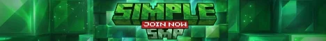 Simple SMP Minecraft server banner