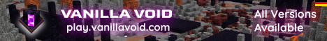 Vanilla Void Server - Click to view server details Vanilla Void Server Minecraft server banner