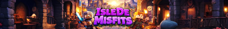 IsleDeMisfits SMP Minecraft server banner