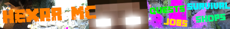 HEXAR MC - Click to view server details HEXAR MC Minecraft server banner