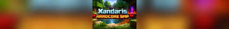 Xandaris Hardcore SMP - Click to view server details Xandaris Hardcore SMP Minecraft server banner