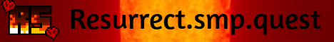 Ressurect Minecraft server banner