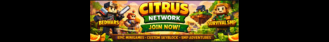 Citrus Network Minecraft server banner