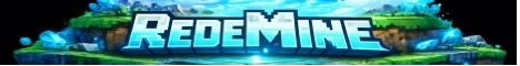 RedeMine Minecraft server banner